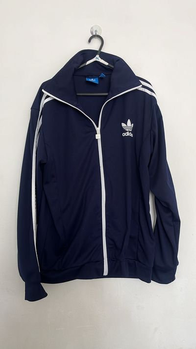 Adidas Navy Blue Track Jacket
